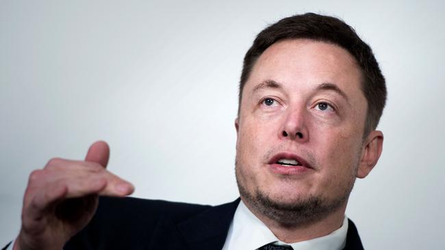 Musk is dealing with the fallout from his weekend house guest. Picture: AFP