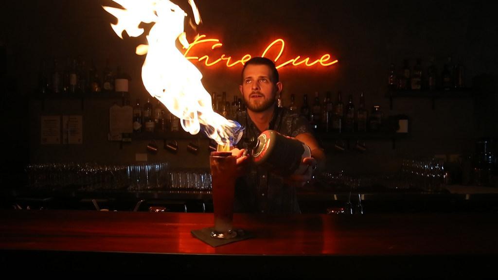 Firey cocktail hottest trend on Coast