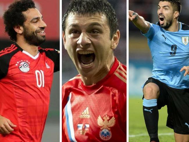 Mo Salah, Alan Dzagoev, Luiz Suarez and Mohammad Al-Sahlawi.
