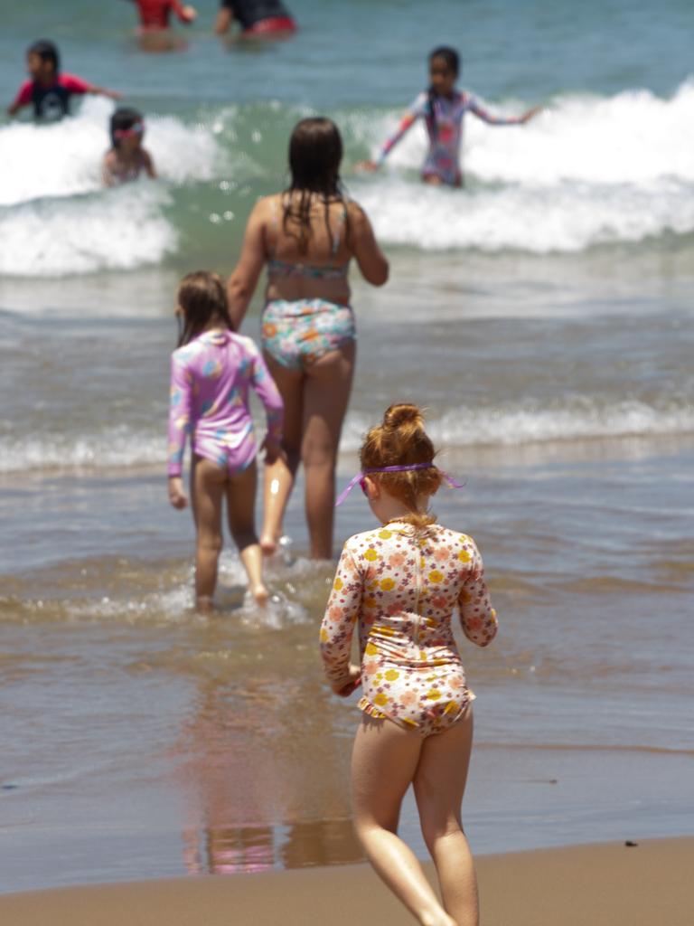 The beach offered the perfect opportunity to cool off.