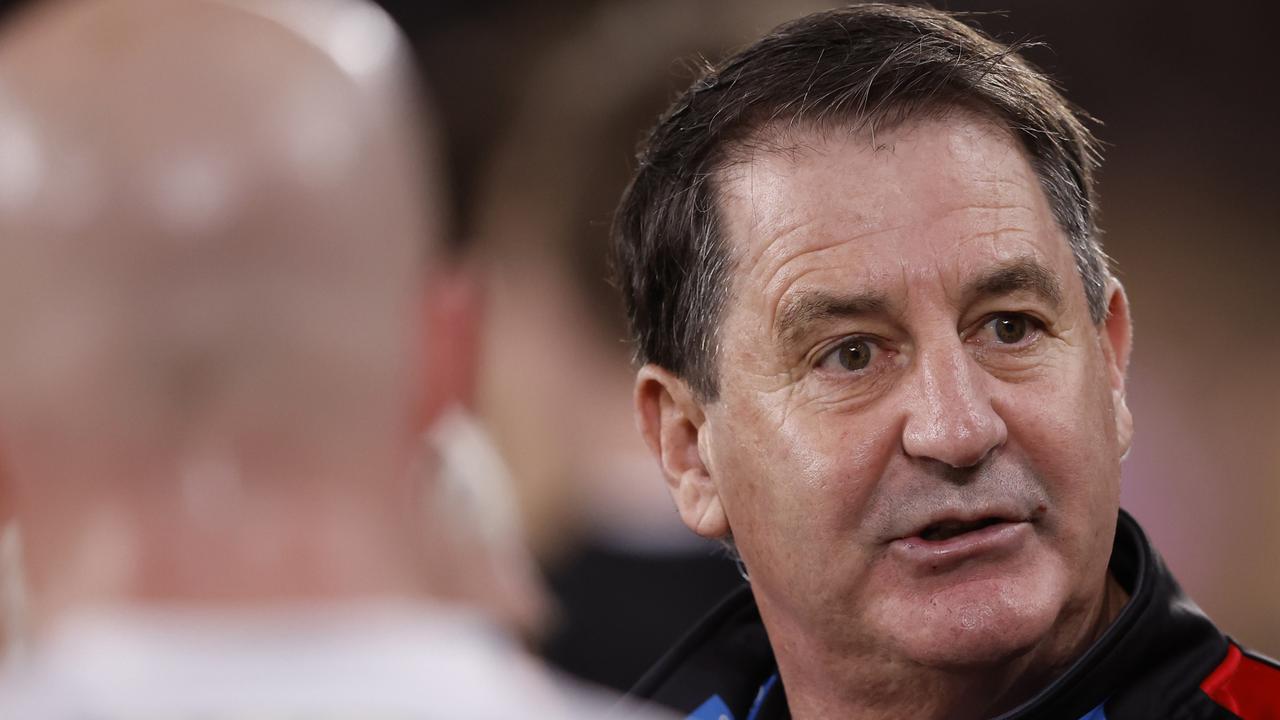 St Kilda coach Ross Lyon says there is ‘zero motivation’ for his side from potentially ending Carlton’s season with a win on Sunday. Picture: Darrian Traynor / Getty Images