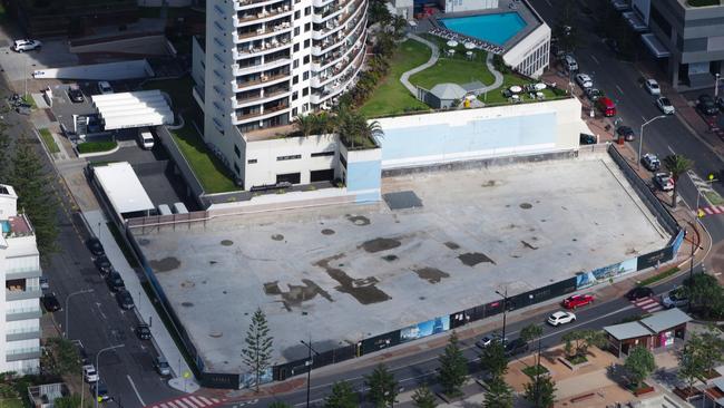 An aerial of the Spirit development in Surfers Paradise in November. Photo: Supplied. 