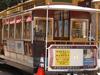 SAN FRANCISCO .. for Chris Bisogni story .. Market St Cable Car ready to pick up tourists and shoppers