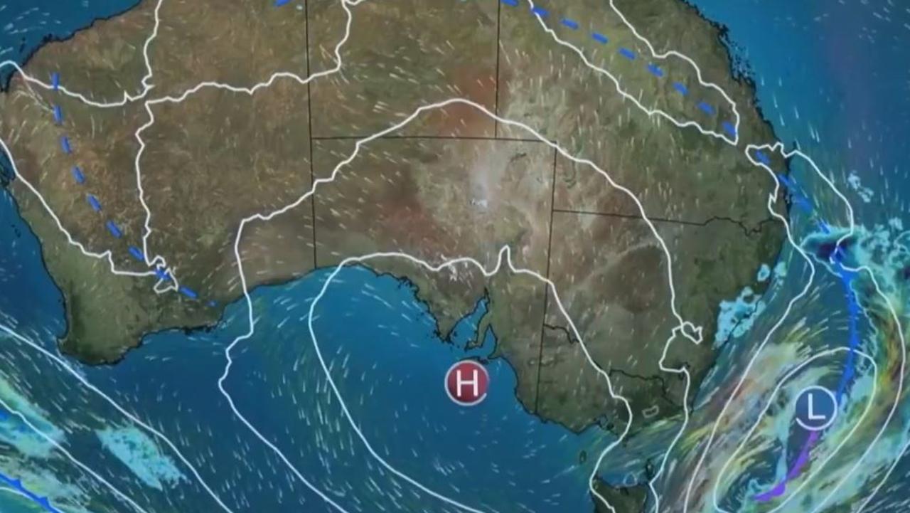 Conditions begin to ease after several states experienced severe thunderstorm activity. Picture: BOM