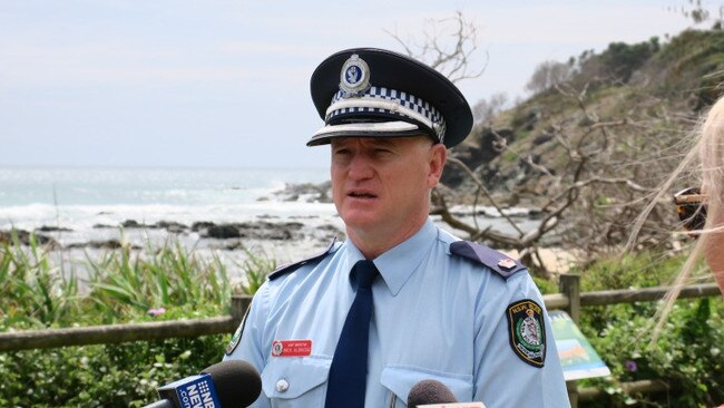 Inspector Mick Aldridge at Shelly Beach, Port Macquarie