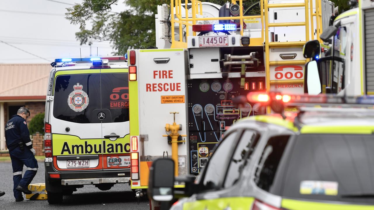 Man fighting for life after being struck on major Brisbane road