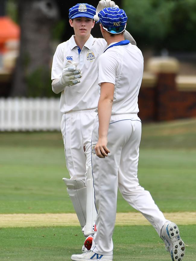 Matt Fielding as a Nudgee First XI player in 2023. Picture, John Gass