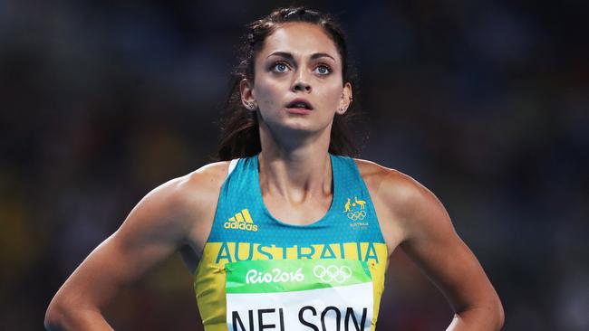 Australia's Ella Nelson runs a PB in the Women's 200m Semi Final.