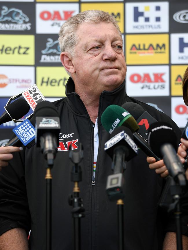 Panthers general manager Phil Gould is a great coach, but is that the problem for Penrith? Picture: AAP Image/Joel Carrett