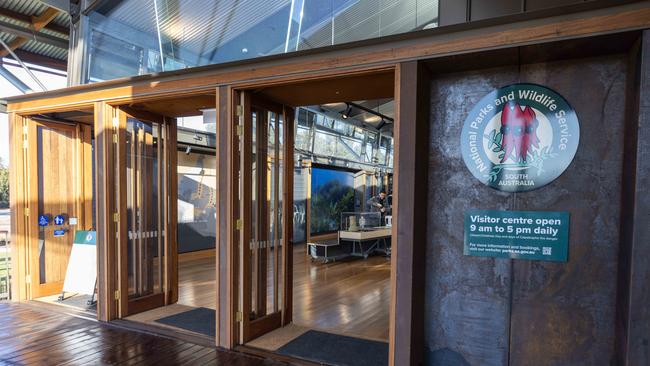Inside the new Kangaroo Island visitor centre at Flinders Chase. Picture: NewsWire / Kelly Barnes