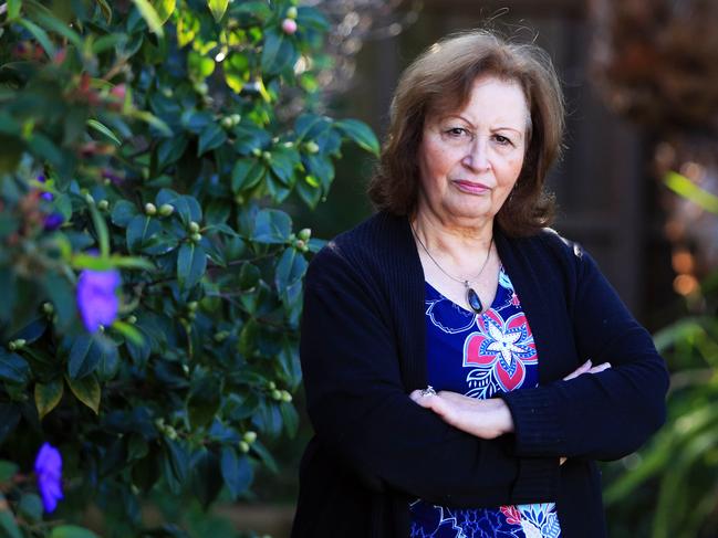 12/06/20 Maria Sampey wants to be able to visit her mum Vittoria, 98, in her aged care facility, but despite the voluntary code saying nursing homes should consider daily visits, she is restricted to two visits a week for one hour at a time. Aaron Francis/The Australian