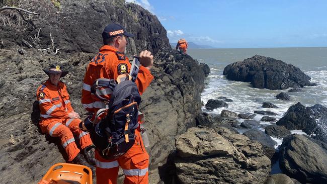 SES crews complete a rescue at Buchan Point on Thursday, October 12. Picture: QFES