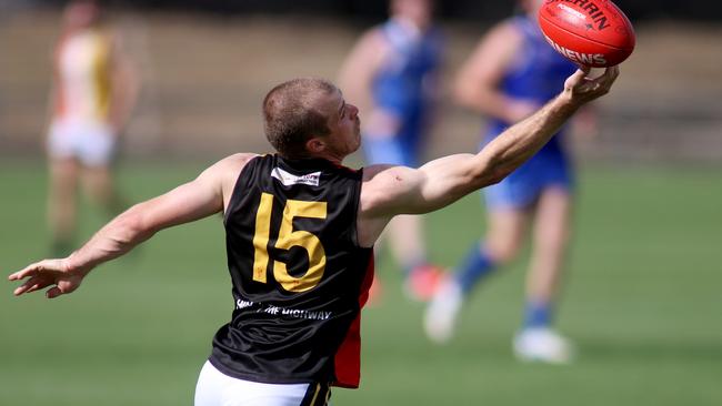 Goodwood Saints forward Nick Burgess kicked three goals in a win over Glenunga. Picture: File