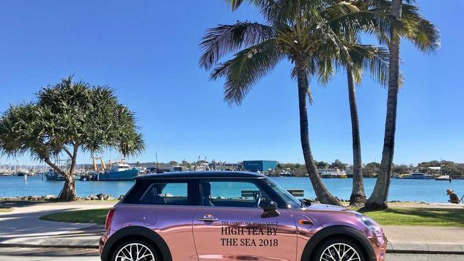 PRIZE: Win this rosé Mini Cooper valued at $40,000. Picture: Contributed