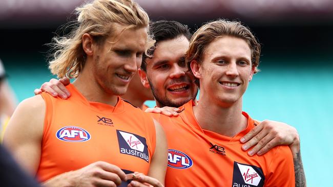 More than 60,000 SuperCoaches are sweating on the return of Lachie Whitfield. Picture: Mark Kolbe/Getty Images.