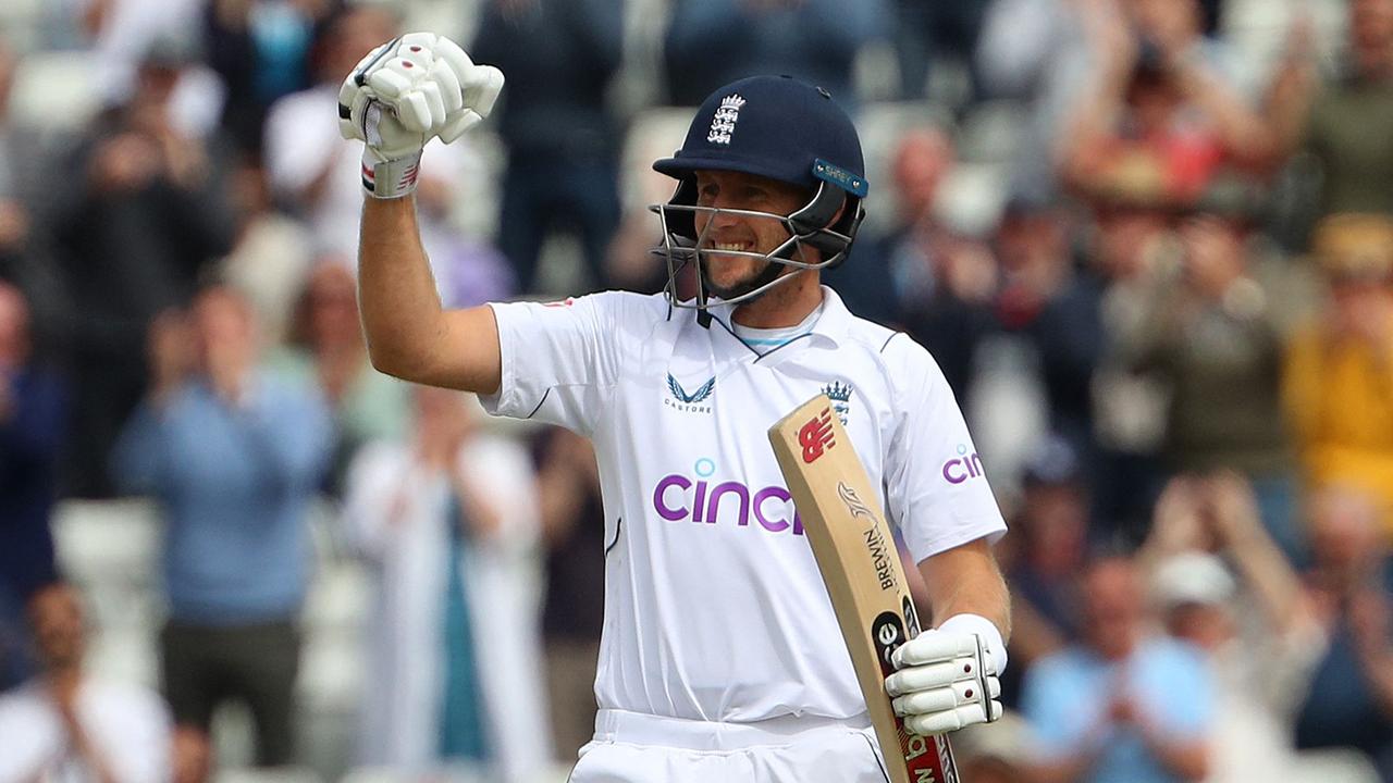 Joe Root was enormous. Photo by Geoff Caddick / AFP