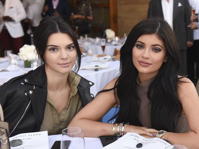 Kendall and Kylie Jenner at Nobu Malibu on August 24, 2015. Picture: Getty