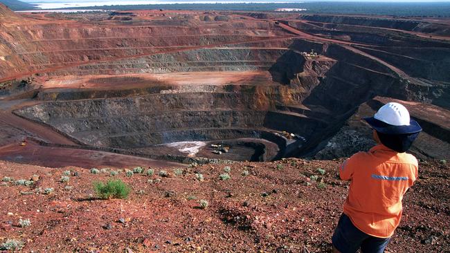 The Koolyanobbing mine in Western Australia,