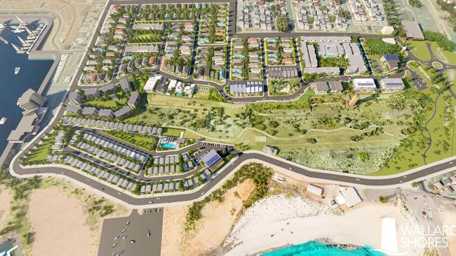 Artist's impression of $220m Wallaroo Shores project. Supplied by Monopoly Property Group