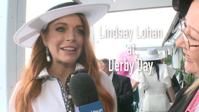 Lindsay Lohan at Derby Day