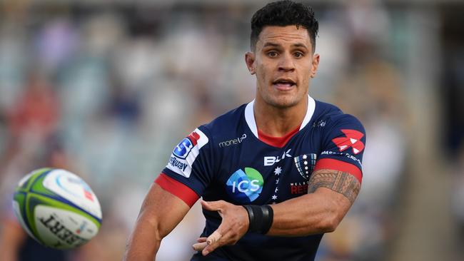 Matt To'omua will be one of the Rebels’ key men if they are to snap their Tahs’ hoodoo. Picture: AAP