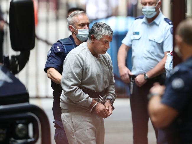 Mohinder Singh, the truck driver who killed four Victoria Police officers on the Eastern Freeway last year, arrives at the Victorian Supreme Court on Thursday. Picture: David Crosling/NCA NewsWire