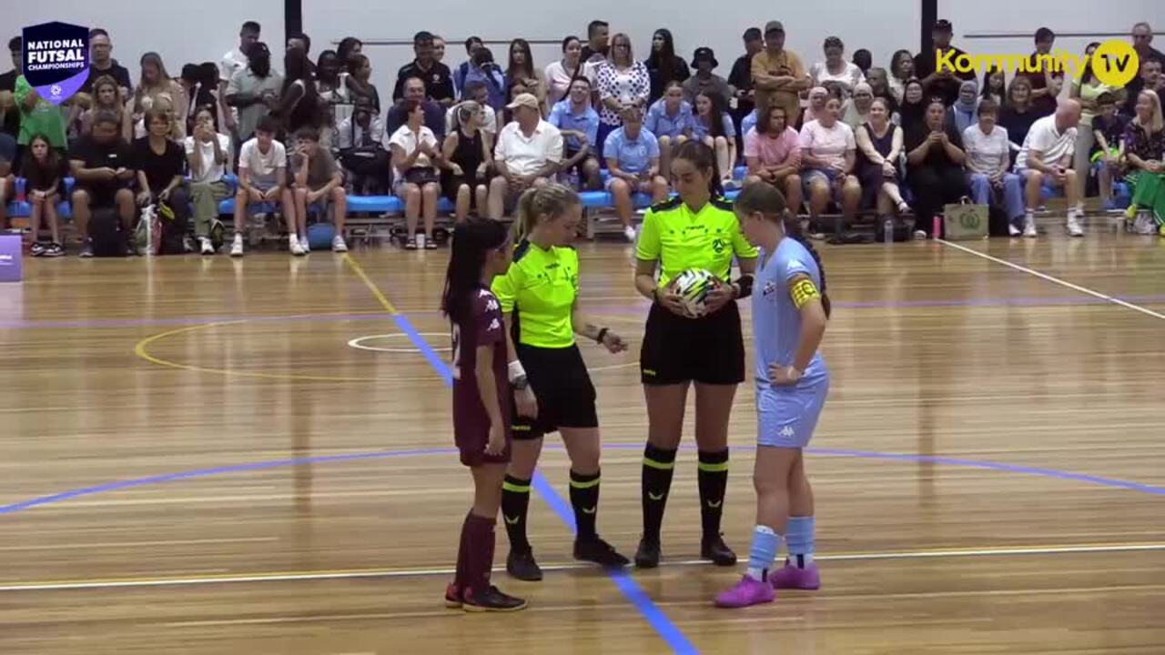 Replay: Football Queensland Maroon v Football NSW Thunder (U13 Girls GF) -  2025 National Futsal Championships Day 5