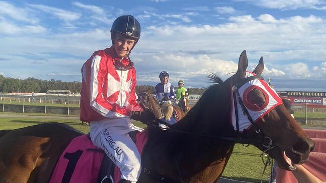 Talented apprentice Dylan Gibbons looks set for a good day at Newcastle.