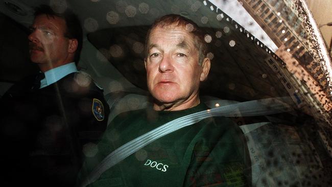 Bank robber and infamous prison escapee John Killick after he appeared in court, May 1999.