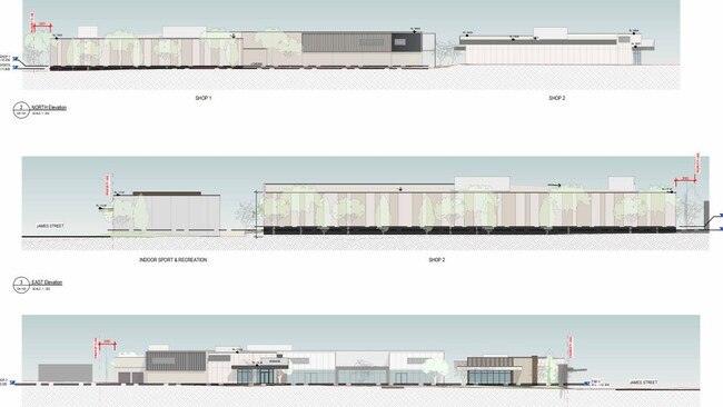 Proposed elevations of James Street Central. Renders: V Architecture