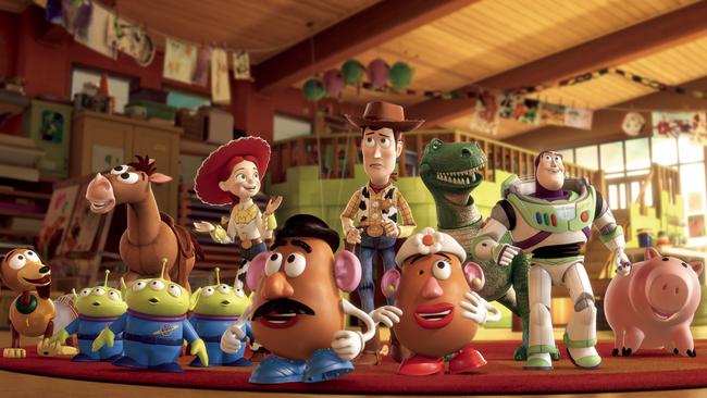 All the gang: Disney Pixar have animated film Toy Story 3.