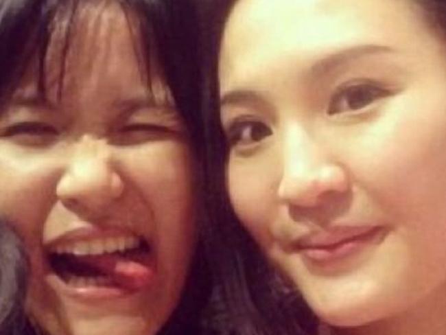 Former Australian resident Jessica Wongso (left) with her friend Mirna Salihin. Wongso is accused of murdering Salihin at a Jakarta cafe in January this year. Picture: Supplied