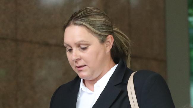 Senior Constable O’connor has pleaded not guilty to unlawful imprisonment. Picture: David Crosling