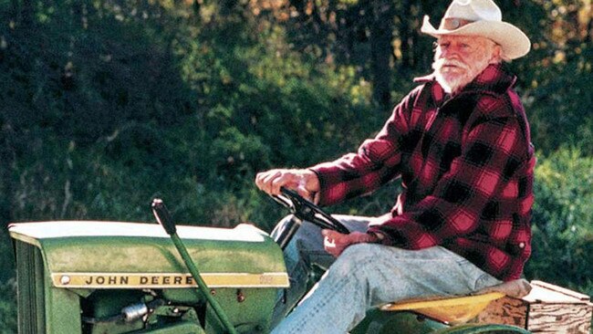 Richard Farnsworth in the movie The Straight Story.