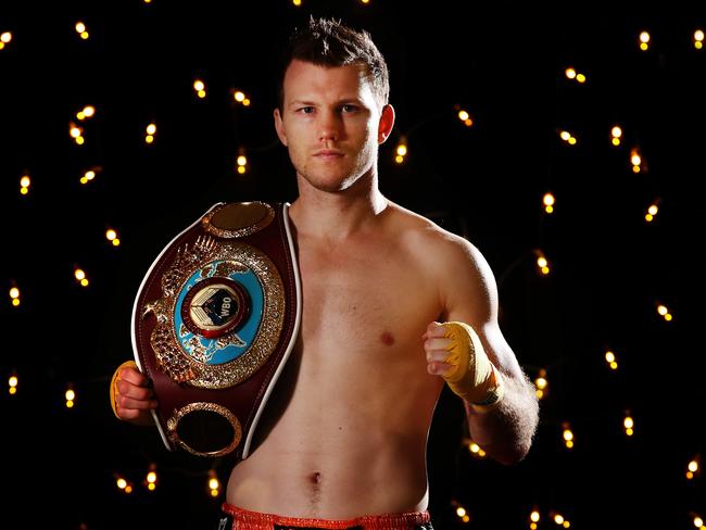 Jeff Horn says he’ll comfortably beat Anthony Mundine on points. Pic Annette Dew