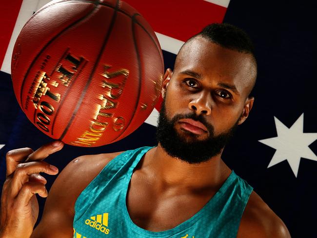 Australian Boomer Team. Patty Mills. The squad will not be officially announced until Monday morning at 10.00am at MSAC.  The announcement is an official Australian Olympic Committee announcement.  We canÕt have any photos release until after 10.00am Monday. Picture: Tim Carrafa