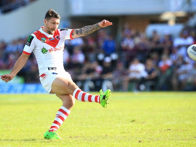 Gareth Widdop has been a big part of the Dragons’ red-hot form. Picture: Mark Evans