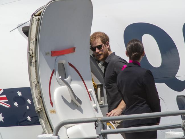 For someone passionate about climate change Harry has a serious flying habit. Picture: John Wilson