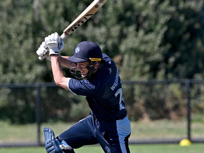 David Wildsmith in action for Kew. Picture: Andy Brownbill