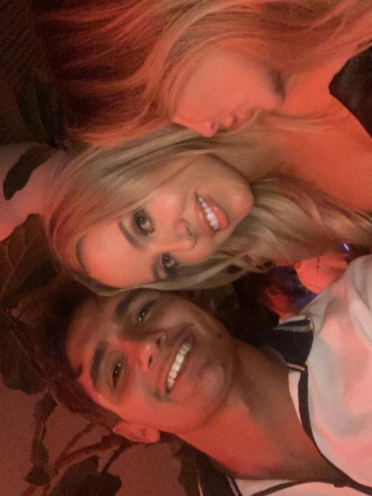 Jamarra Ugle-Hagan partying in Sydney. Pic: Instagram