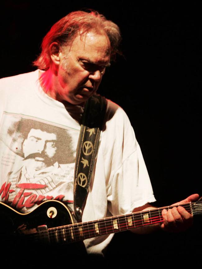 Past it … Neil Young in 2009.