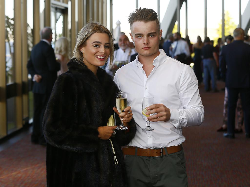 2020 Tasmanian Theatre Awards at Wrest Point. (L-R) Grace Boxall of Lauderdale, Jackson Simpson of Ranelagh. Picture: MATT THOMPSON