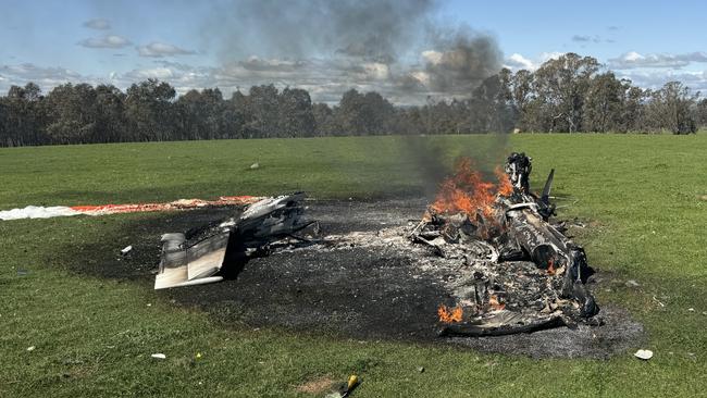 A man has died in a light aircraft crash in Redesdale, Victoria. Picture: Supplied.