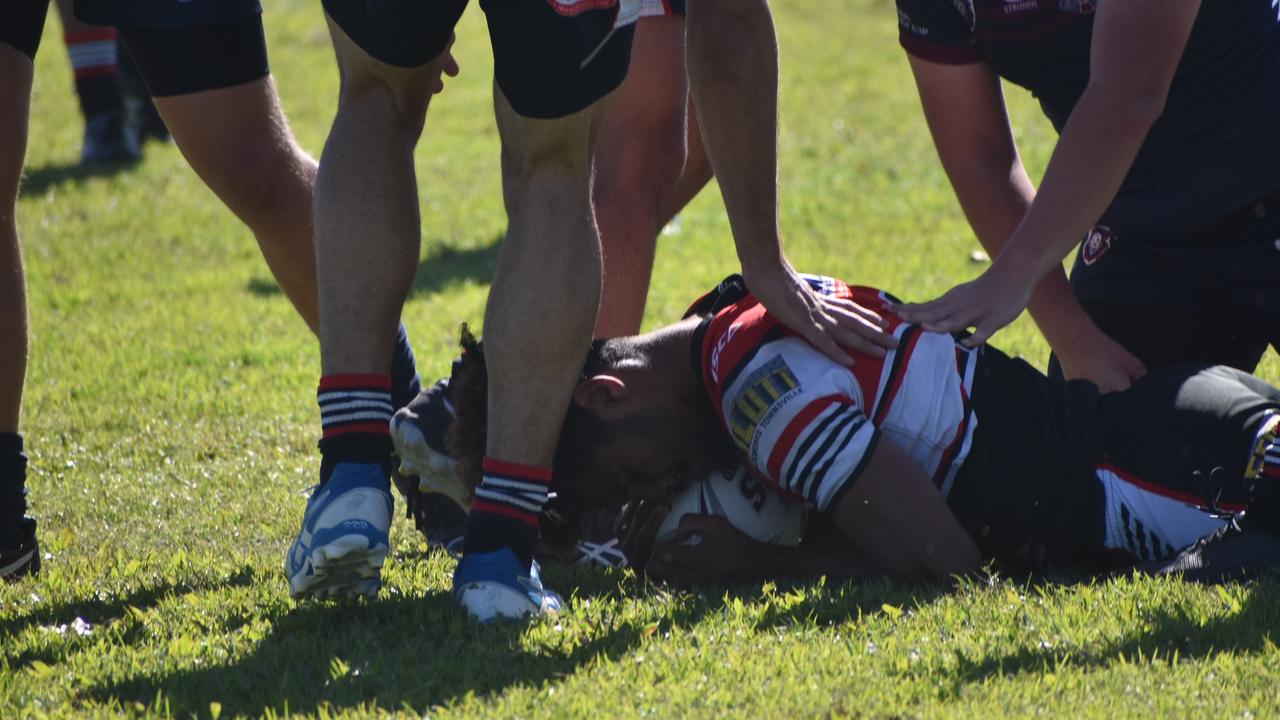 Ragsy Wavik for Kirwan against Mackay High in the Aaron Payne Cup, July 20 2021. Picture: Matthew Forrest