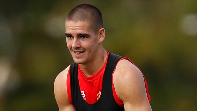 Jacob Dawson is hoping to keep his spot to take on the Magpies. Picture: Getty Images