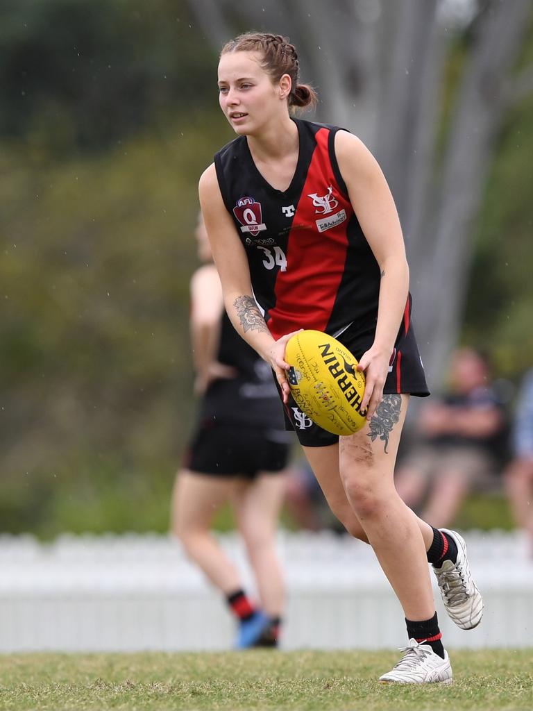 Yeronga QAFLW player Chelsea Winn. Picture: Highflyer Images