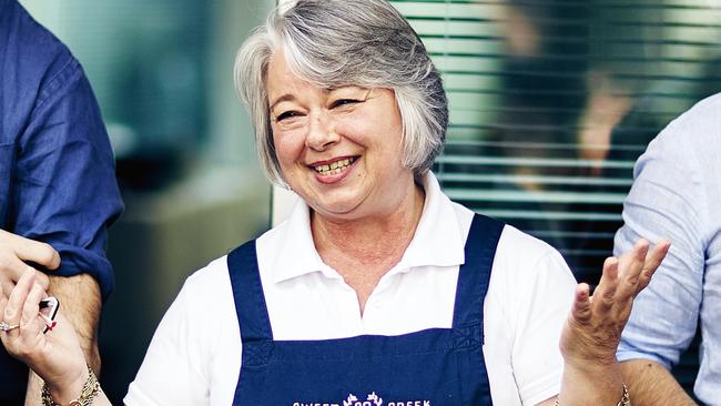 Prahran Market stallholder and author of <i>Sweet Greek, </i>Kathy Tsaples.