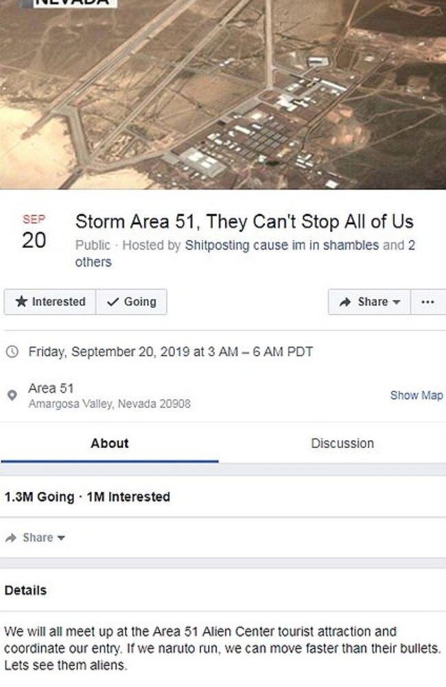 The Facebook event proclaims: ‘They can’t stop all of us.’