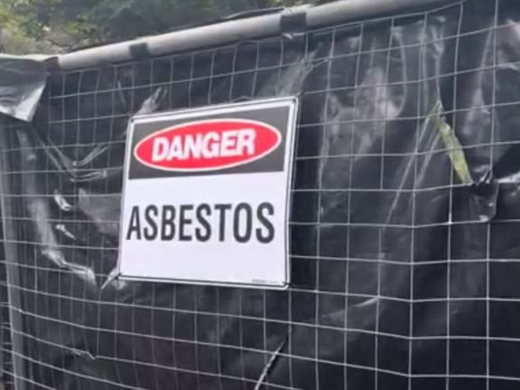 Asbestos contamination in Harmony Park, Surry Hills. Photo: Zara Powell / Daily Telegraph