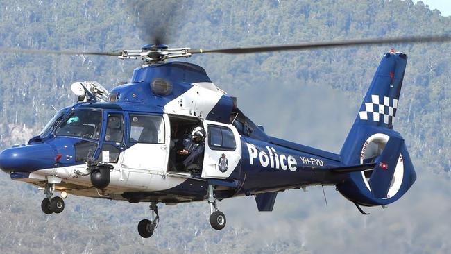 Police helicopters are using heat-seeking technology to pinpoint cannabis grow-houses. Picture: Jay Town